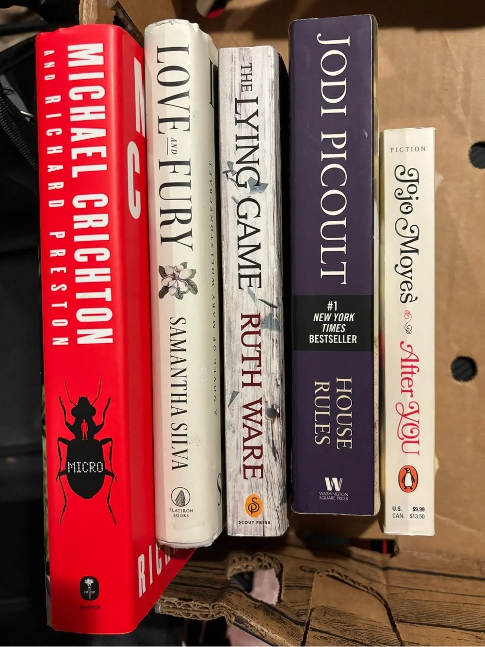 Assorted Fiction Book Set - mix of hardcover and paperback